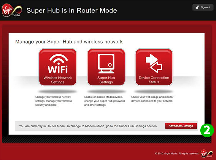 Virgin Super Hub 2 Step 2